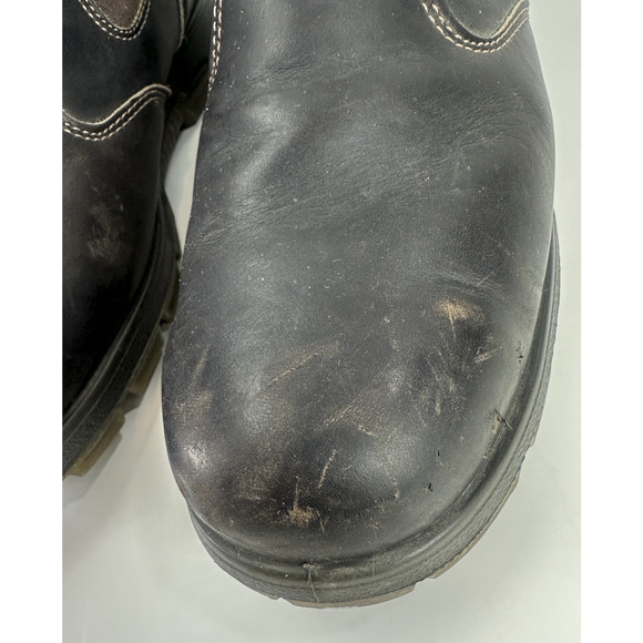 Redback Distressed Steel Toe Boots USBOK Red Back Elastic Brown Men's Size 14 - Picture 11 of 16